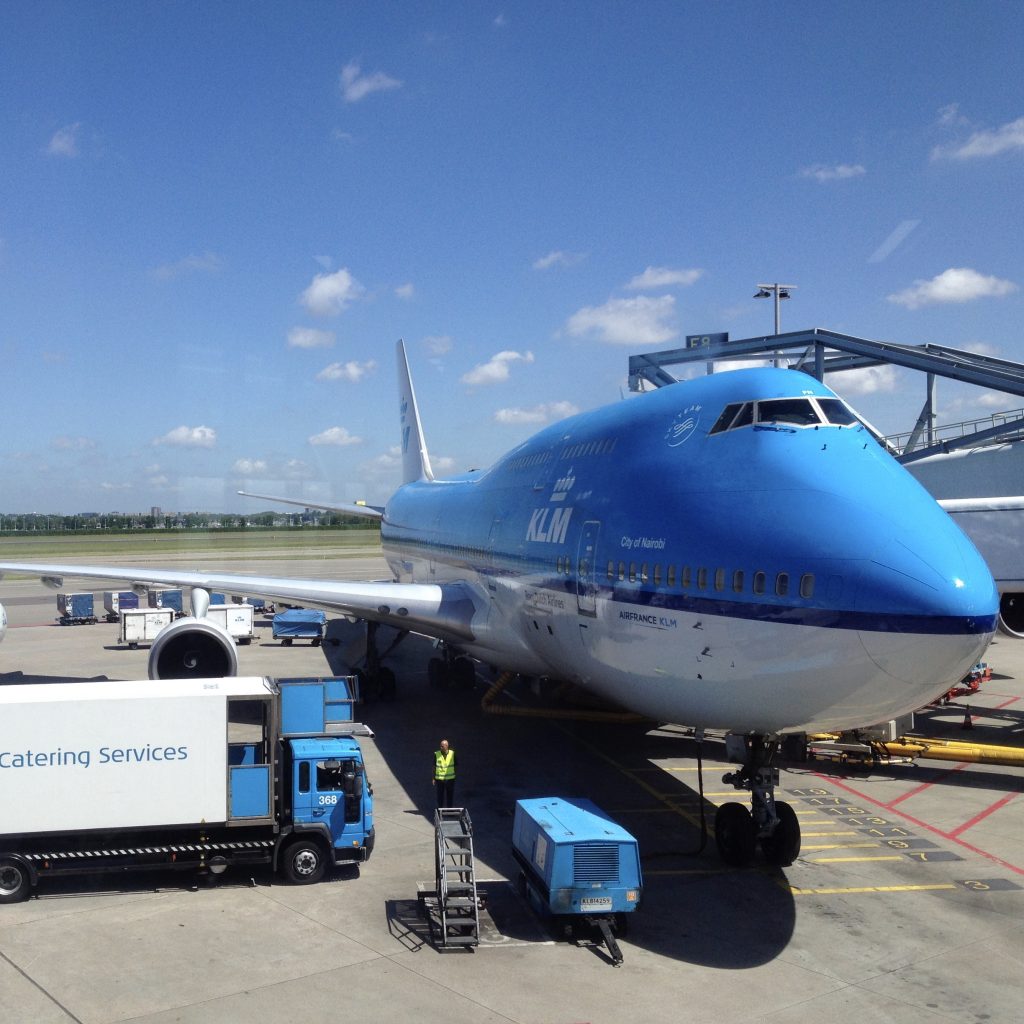 KLM vlucht naar New York