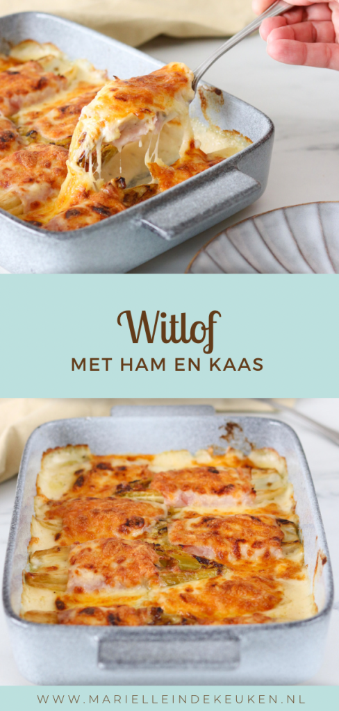 Witlof met ham en kaas uit de oven Pinterest