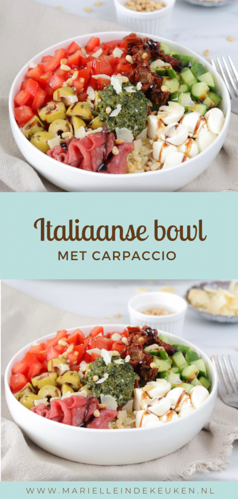 Recept Italiaanse bowl Pinterest