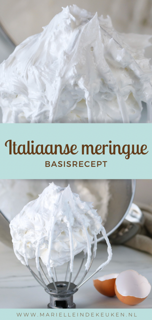 Recept Italiaanse meringue Pinterest
